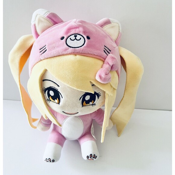 INQUISITOR‎ MASTER SLEEPOVER SLUMBER ALEX PLUSHY PINK CAT RARE Toy Plush Anime - Picture 2 of 4